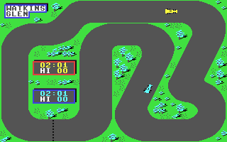 On-Track Computer Model Car Racing