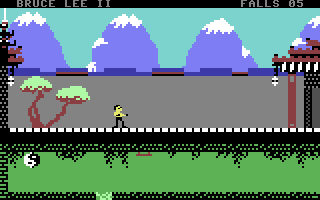 Bruce Lee 2 (C64) in-game screenshot