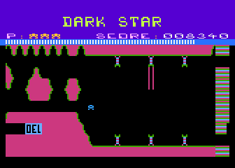 Dark Star on the Atari 400