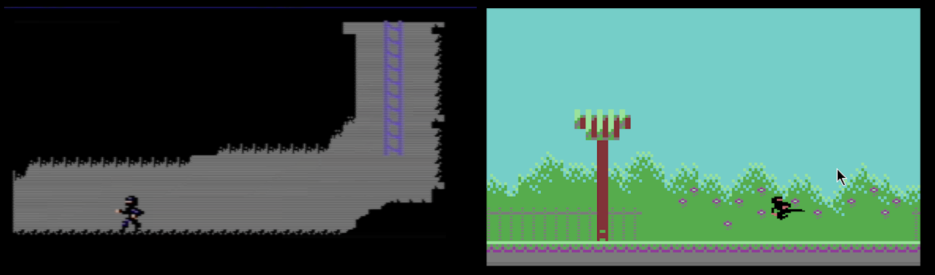Two screenshots of ROF2 in the Ninja phase